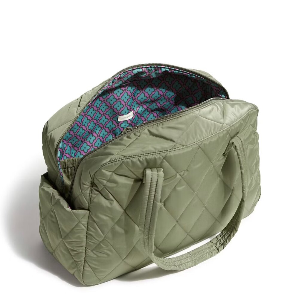 Vera Bradley Pumice Stone Outlet Ultralight Weekender Travel Bag/NWT - Picture 3 of 13